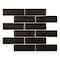 Andova Tiles SAMPLE-Daazen Borealis 2 in. x 6 in. Glass Mosaic Wall Tile SAM-ANDDAA969 - alternate 1